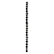 12 Pack: Black Faceted Agate Round Coin Beads by Bead Landing™